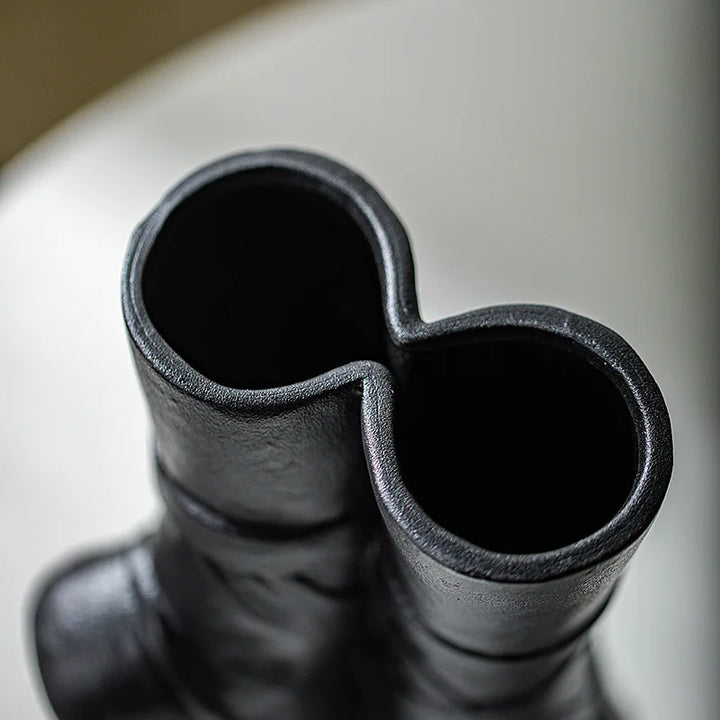 Ballet Slipper Ceramic Vase – Elegant Porcelain Home Decor