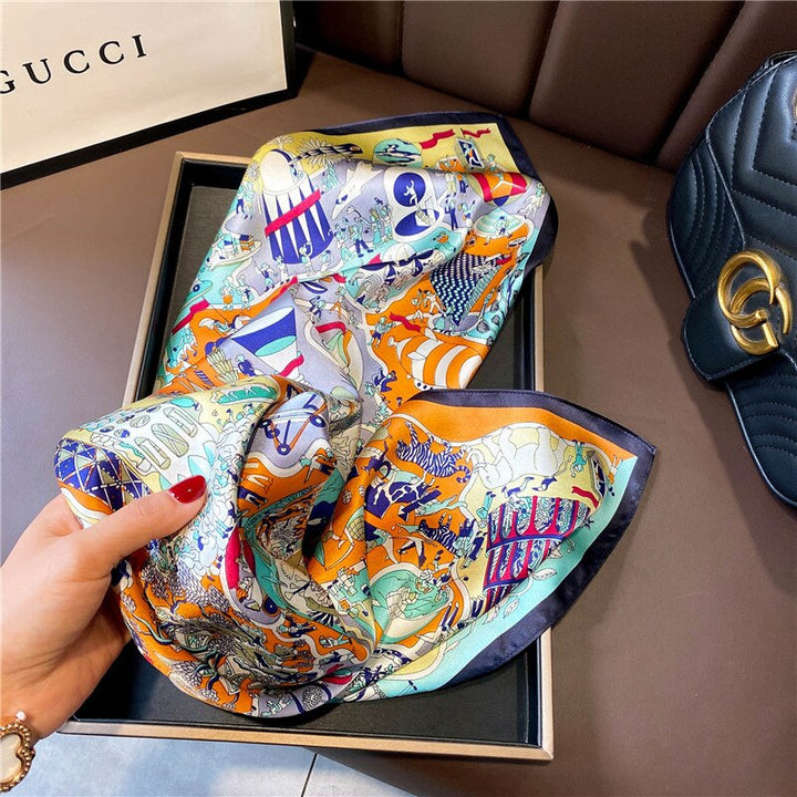 Ravello Painted Silk Scarf