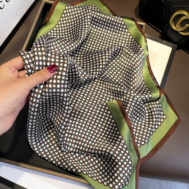 Lucca Silk Dot Scarf