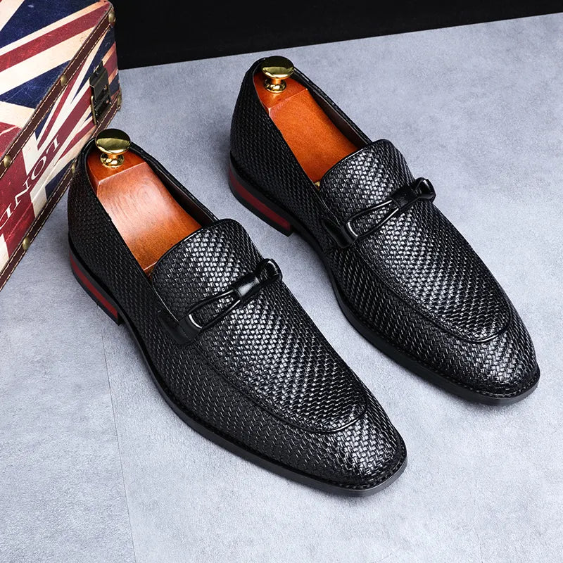 Oxford Loafers – Premium Vegan Leather Slip-On Dress Shoes