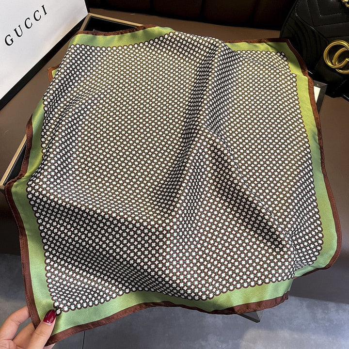 Lucca Silk Dot Scarf