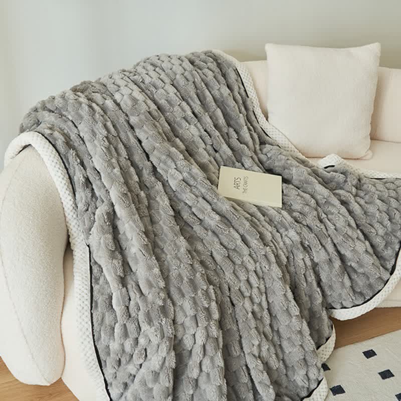 Alva Reversible Thick Coral Fleece Blanket