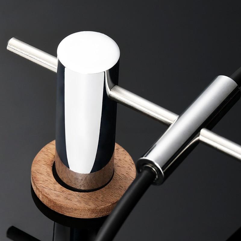 Modern Metal Frameless Wall Clock – Oversized Minimalist Design