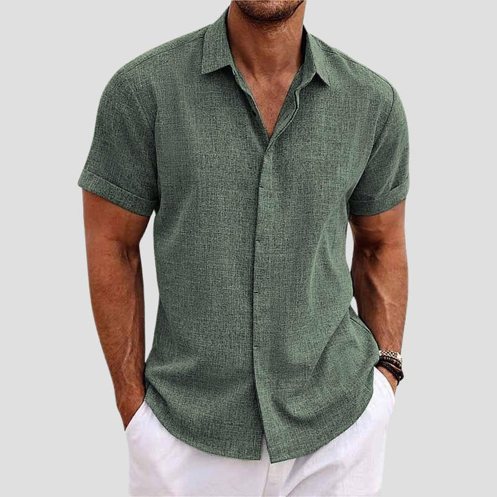 Belmont Short Sleeve Linen Shirt