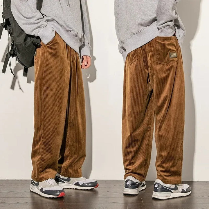 Ultra-Soft Maranello Sweatpants – Cotton-Woven Corduroy with Deep Pockets